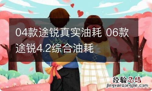 04款途锐真实油耗 06款途锐4.2综合油耗