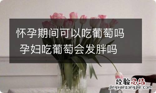 怀孕期间可以吃葡萄吗 孕妇吃葡萄会发胖吗
