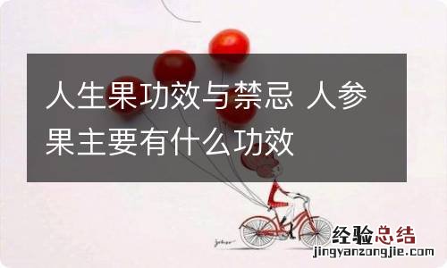 人生果功效与禁忌 人参果主要有什么功效