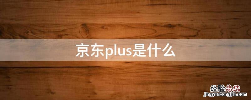 京东plus是什么