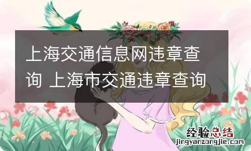 上海交通信息网违章查询 上海市交通违章查询