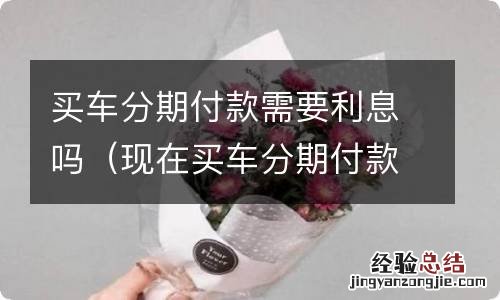 现在买车分期付款要利息吗 买车分期付款需要利息吗