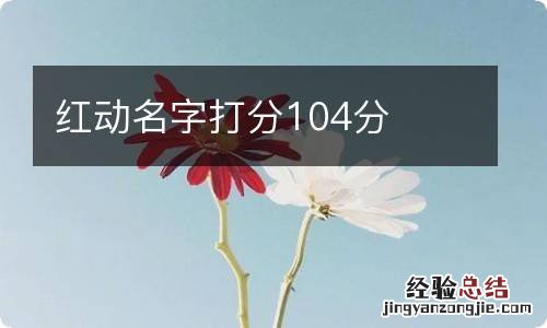 红动名字打分104分