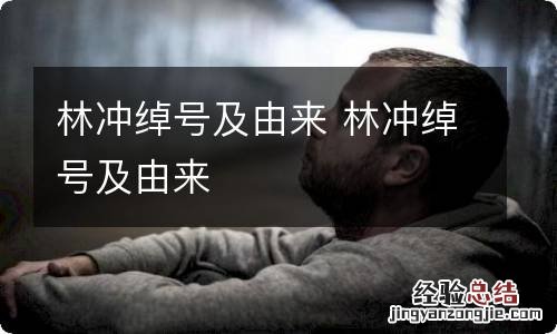 林冲绰号及由来 林冲绰号及由来