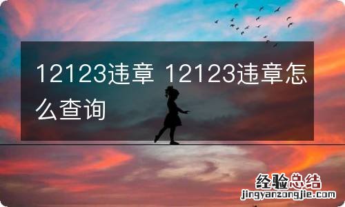 12123违章 12123违章怎么查询