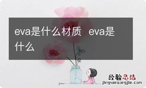 eva是什么材质eva是什么