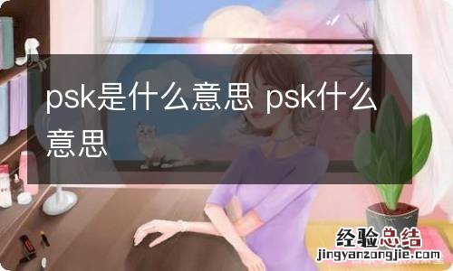 psk是什么意思 psk什么意思