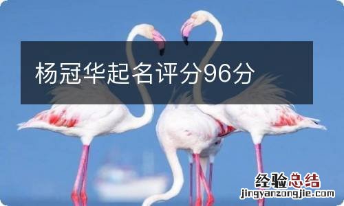 杨冠华起名评分96分