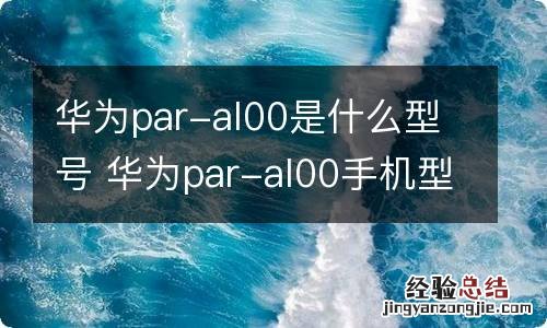 华为par-al00是什么型号 华为par-al00手机型号是什么