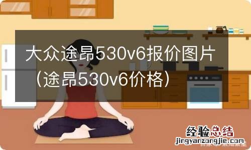 途昂530v6价格 大众途昂530v6报价图片