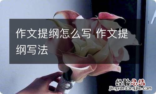 作文提纲怎么写 作文提纲写法