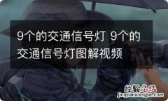 9个的交通信号灯 9个的交通信号灯图解视频