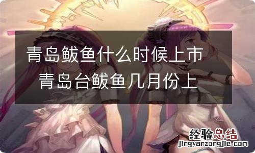 青岛鲅鱼什么时候上市青岛台鲅鱼几月份上市
