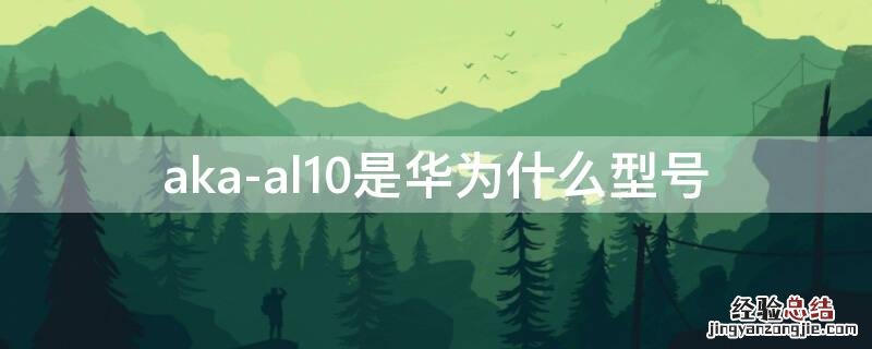 aka-al10是华为什么型号