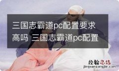 三国志霸道pc配置要求高吗 三国志霸道pc配置要求介绍