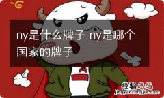 ny是什么牌子 ny是哪个国家的牌子