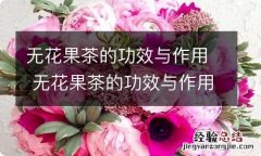 无花果茶的功效与作用 无花果茶的功效与作用及禁忌