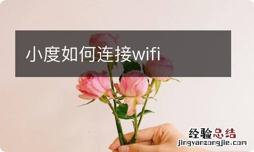 小度如何连接wifi