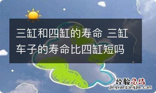 三缸和四缸的寿命 三缸车子的寿命比四缸短吗