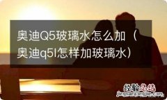 奥迪q5l怎样加玻璃水 奥迪Q5玻璃水怎么加