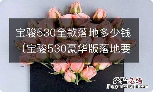 宝骏530豪华版落地要多少钱 宝骏530全款落地多少钱