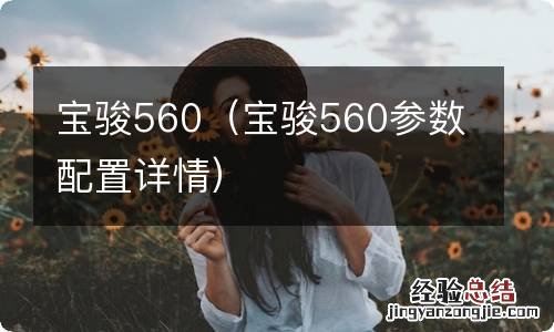 宝骏560参数配置详情 宝骏560