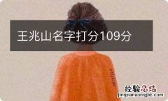 王兆山名字打分109分