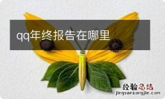 qq年终报告在哪里