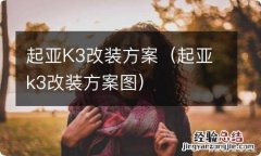 起亚k3改装方案图 起亚K3改装方案