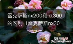 雷克萨斯nx300跟200的区别 雷克萨斯nx200和nx300的区别