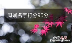 周娴名字打分95分