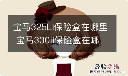 宝马325Li保险盒在哪里 宝马330li保险盒在哪里