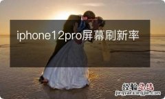 iphone12pro屏幕刷新率