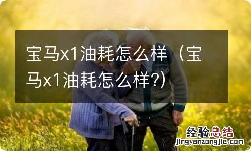 宝马x1油耗怎么样? 宝马x1油耗怎么样
