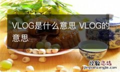 VLOG是什么意思 VLOG的意思