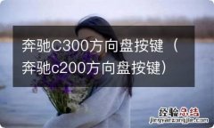 奔驰c200方向盘按键 奔驰C300方向盘按键