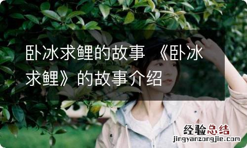 卧冰求鲤的故事 《卧冰求鲤》的故事介绍