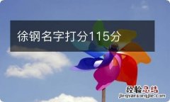 徐钢名字打分115分