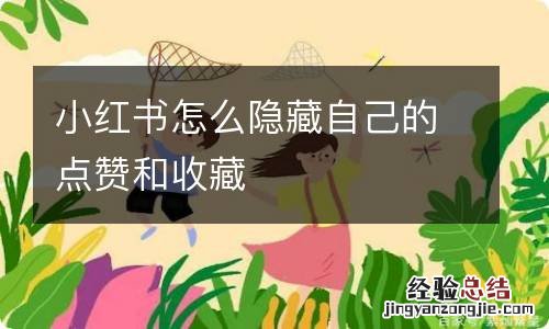 小红书怎么隐藏自己的点赞和收藏