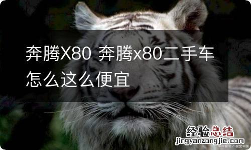 奔腾X80 奔腾x80二手车怎么这么便宜