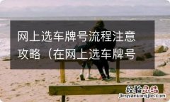 在网上选车牌号流程 网上选车牌号流程注意攻略