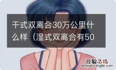 湿式双离合有50万公里的吗 干式双离合30万公里什么样