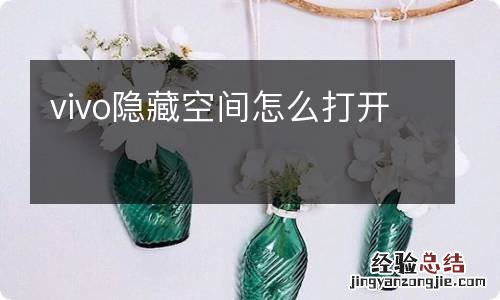 vivo隐藏空间怎么打开
