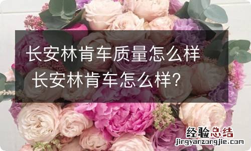 长安林肯车质量怎么样 长安林肯车怎么样?