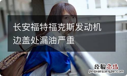 长安福特福克斯发动机边盖处漏油严重