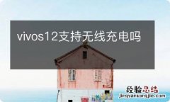 vivos12支持无线充电吗