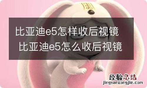 比亚迪e5怎样收后视镜 比亚迪e5怎么收后视镜