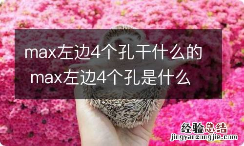 max左边4个孔干什么的 max左边4个孔是什么