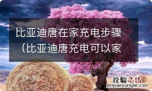 比亚迪唐充电可以家里充吗 比亚迪唐在家充电步骤