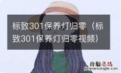 标致301保养灯归零视频 标致301保养灯归零